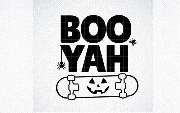 Boo Yah, Halloween, Boo Graphics for Crafts