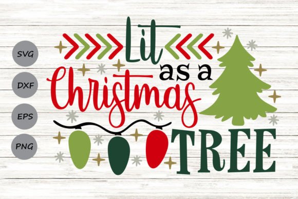 Christmas Tree Svg for Graphics and Crafts
