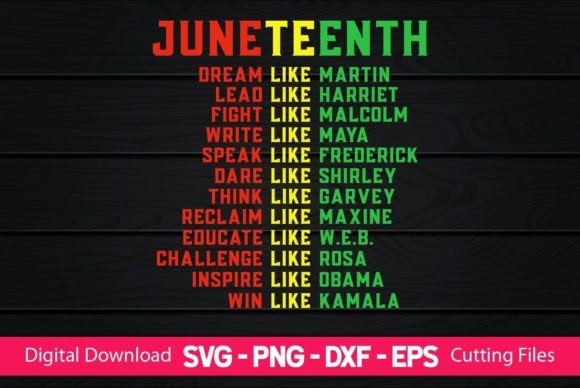 Funny Juneteenth Graphics for Creative Crafts