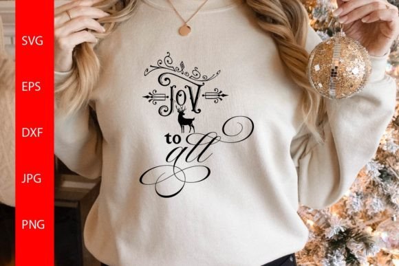 Joy to All SVG: A Graphic for Crafts and Seasonal Selling