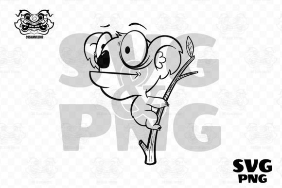 Koala Bear Svg for Graphics and Crafts