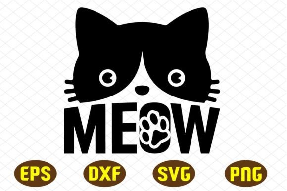 Meow Svg Designs: A Graphic Asset for Crafts and Branding