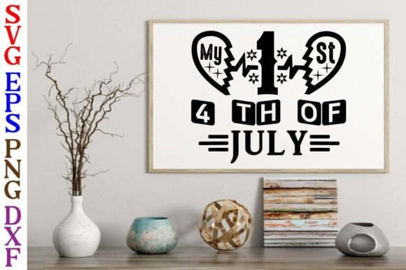 My 1 St 4 Th of July Svg Design