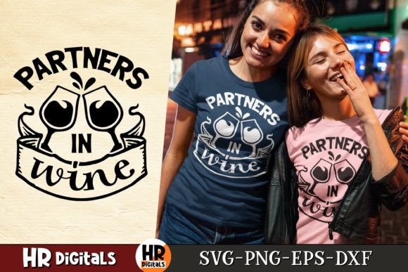 Partners in Wine Graphics for Crafts