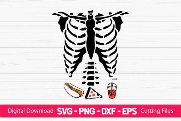 Skeleton Funny Halloween Graphics for Crafts