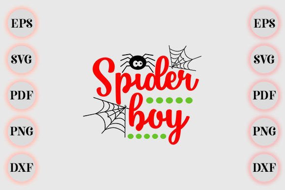 Spider Boy Halloween Funny Gifts Graphics for Local Branding
