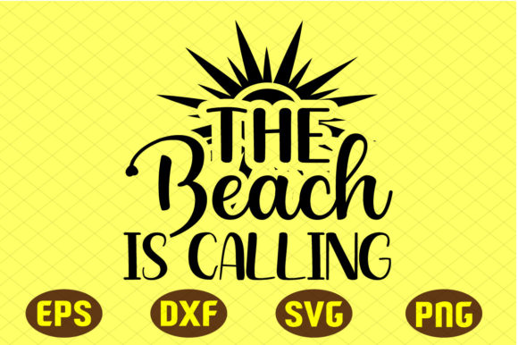 The Beach is Calling Graphics for Crafts